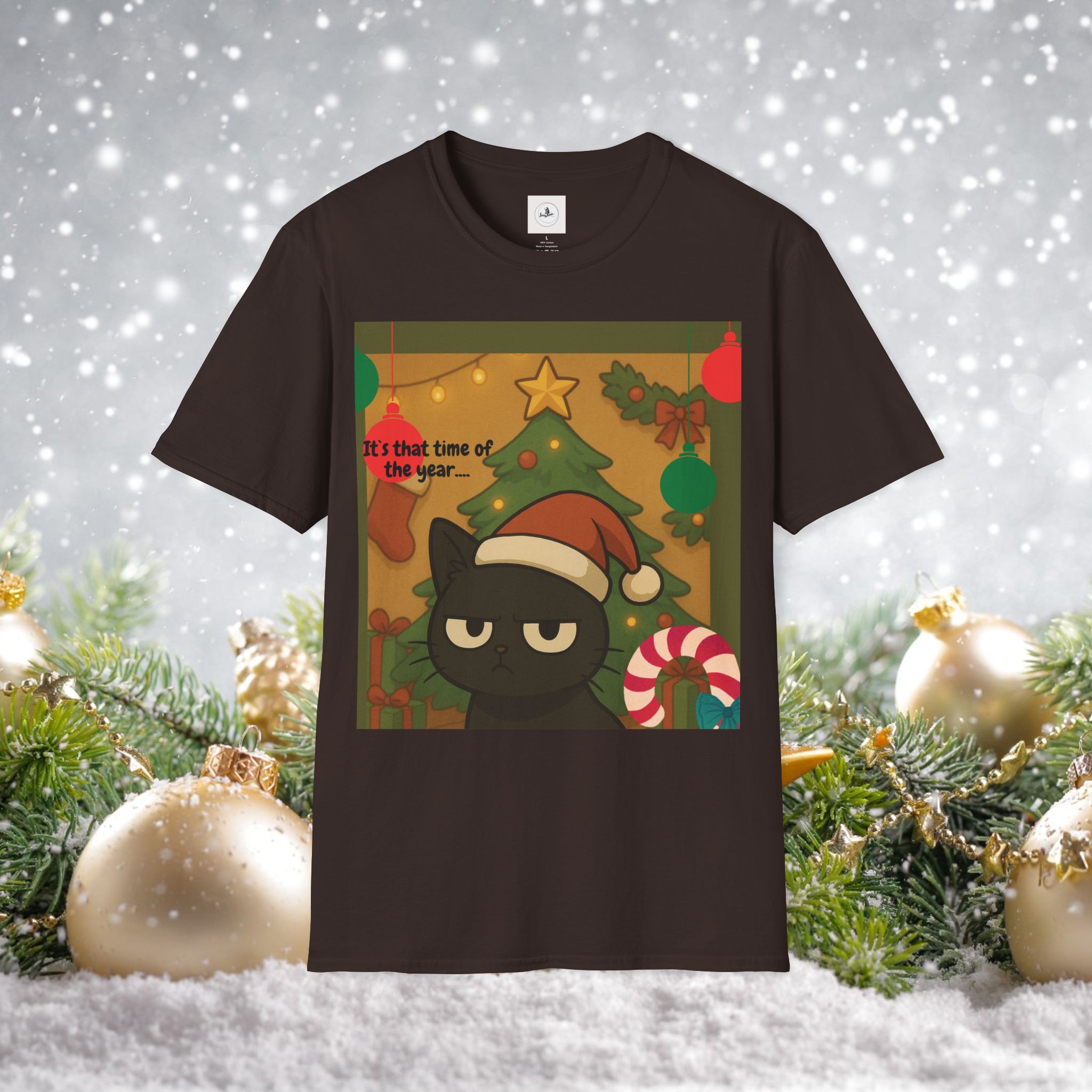 It´s that time of the year... Funny Christmas Cat T-Shirt – Bild 8