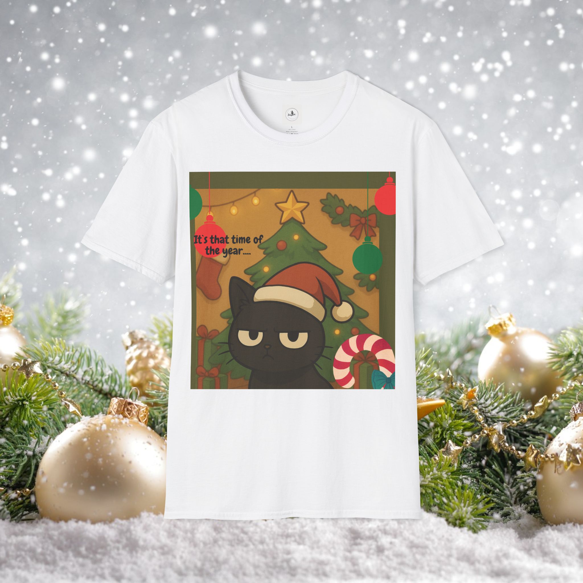It´s that time of the year... Funny Christmas Cat T-Shirt