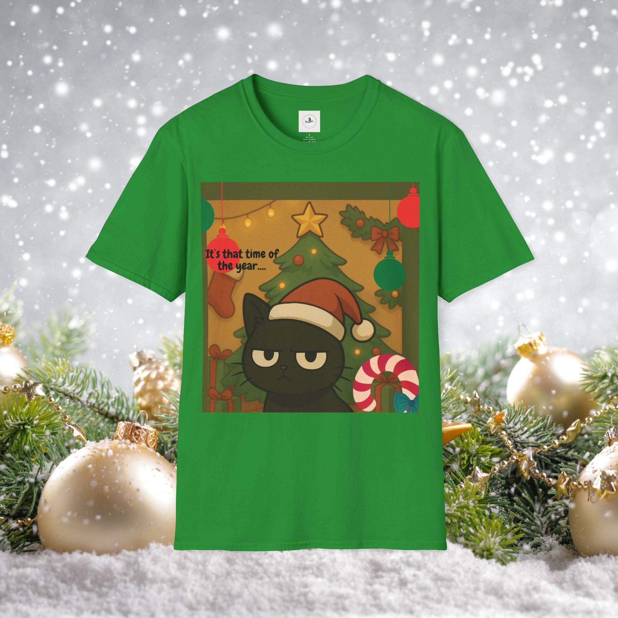 It´s that time of the year... Funny Christmas Cat T-Shirt – Bild 22