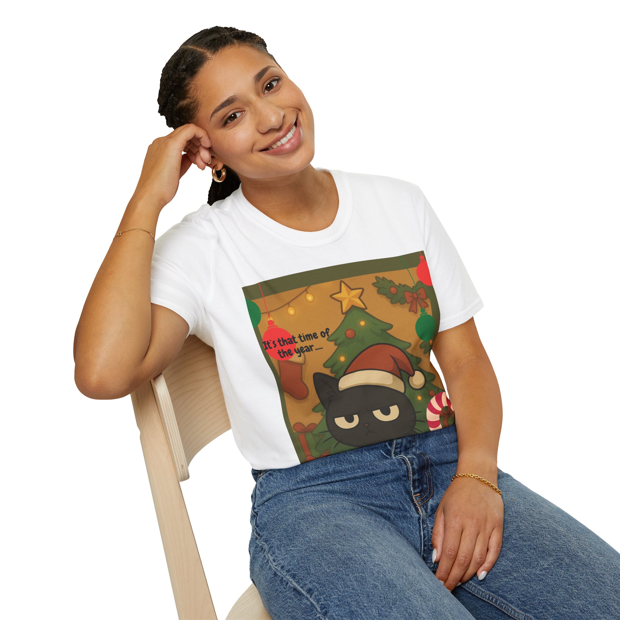 It´s that time of the year... Funny Christmas Cat T-Shirt – Bild 7