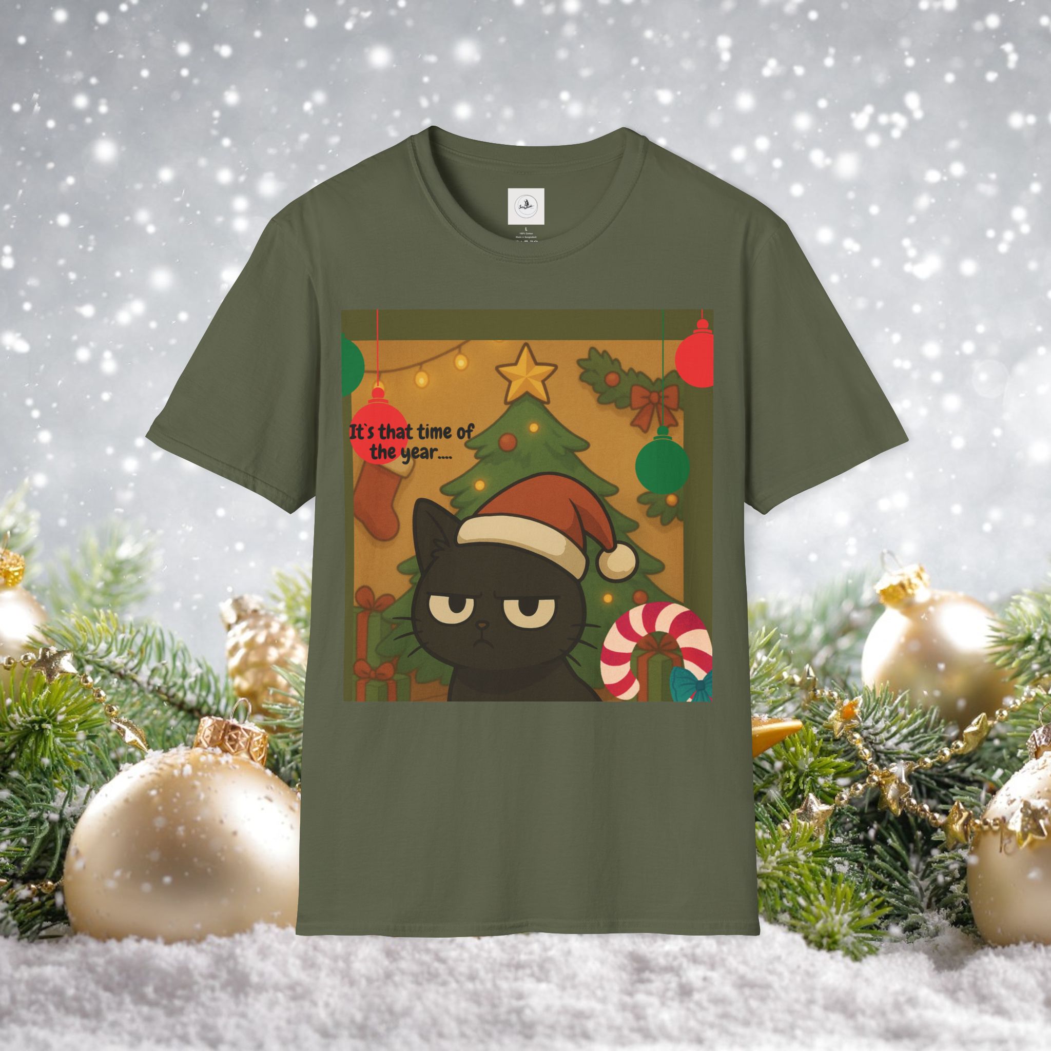 It´s that time of the year... Funny Christmas Cat T-Shirt – Bild 15